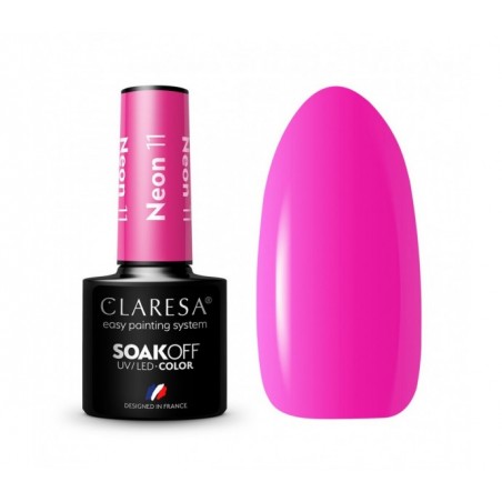 CLARESA Hibridinis nagų lakas NEON 11 , 5g