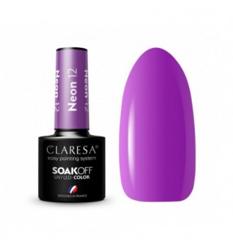 CLARESA Hibridinis nagų lakas NEON 12 , 5g
