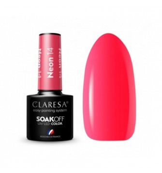 CLARESA Hibridinis nagų lakas NEON 14 , 5g